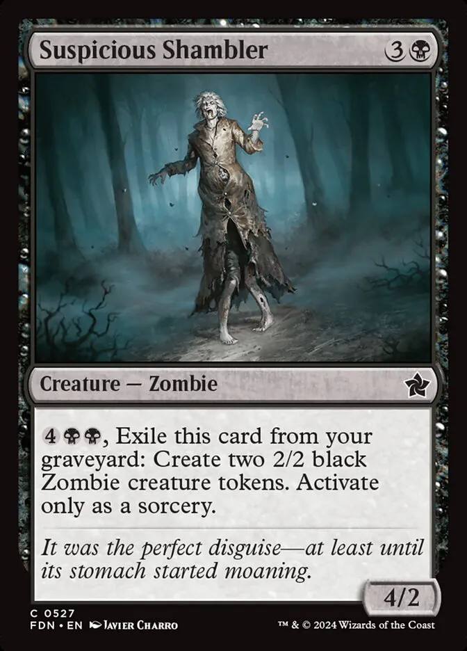 Suspicious Shambler Front Face