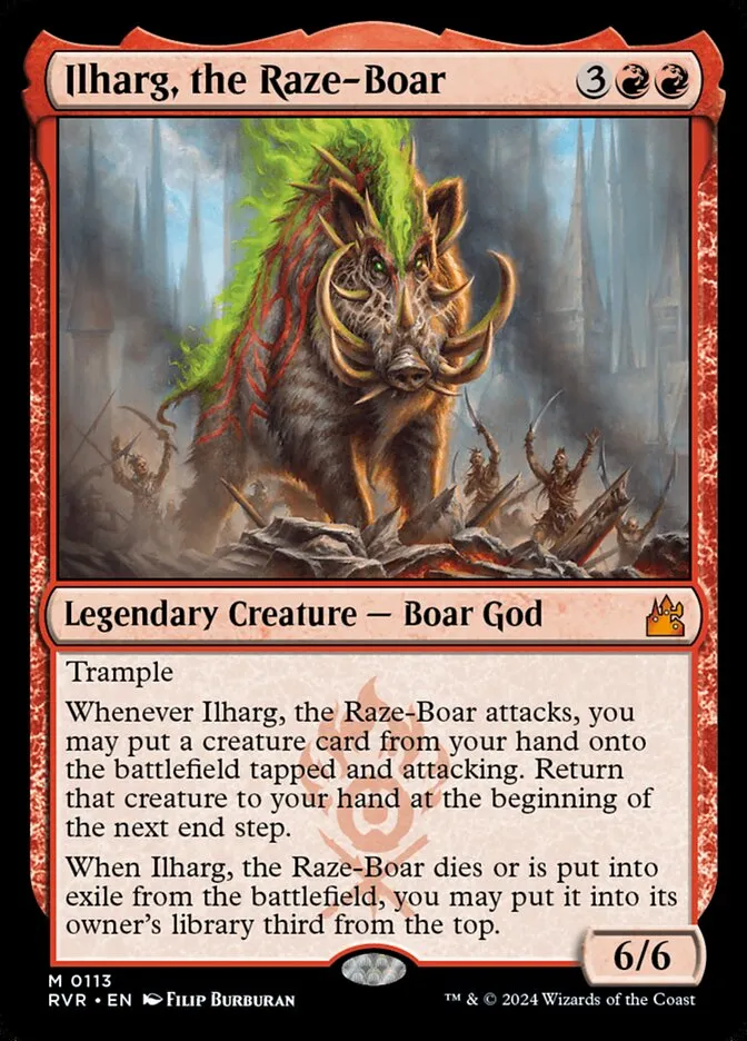 Ilharg, the Raze-Boar Front Face