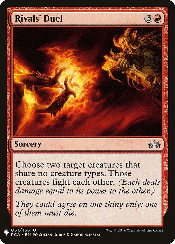 Rivals' Duel Front Face