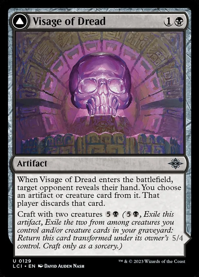 Visage of Dread // Dread Osseosaur Front Face