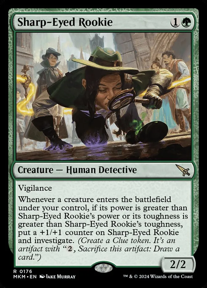Sharp-Eyed Rookie Front Face
