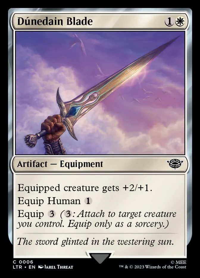 Dúnedain Blade Front Face