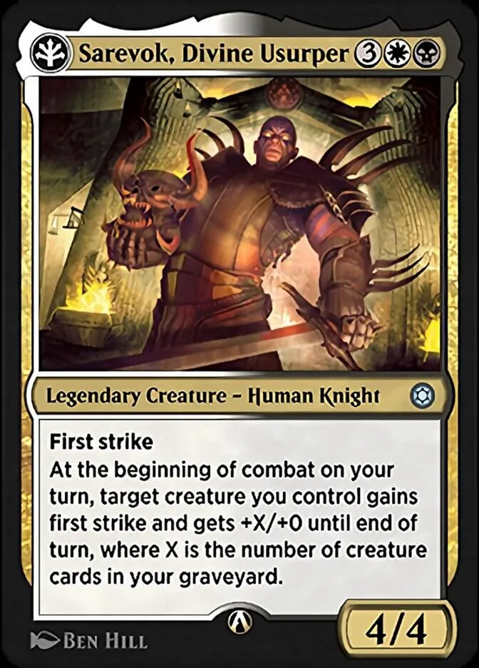 Sarevok, Divine Usurper Front Face