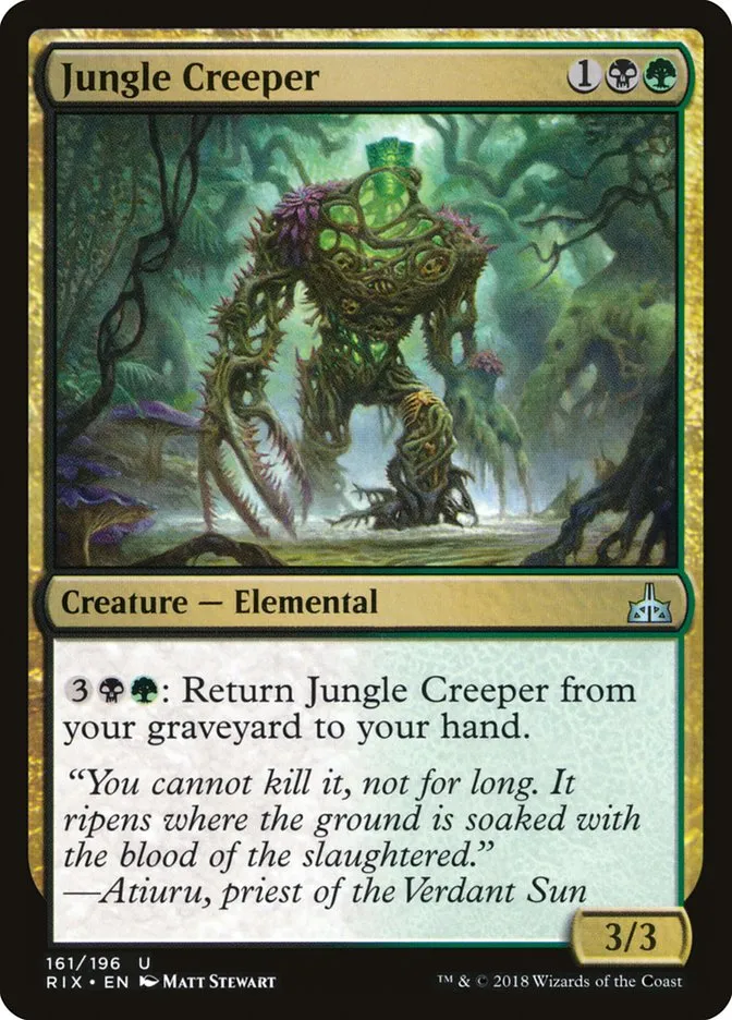 Jungle Creeper Front Face