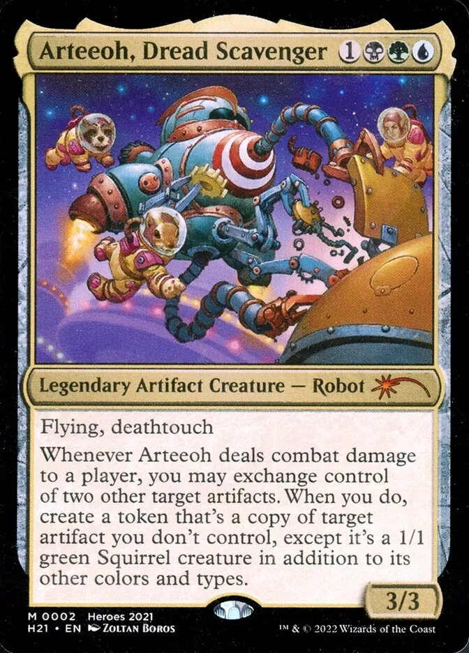 Arteeoh, Dread Scavenger Front Face