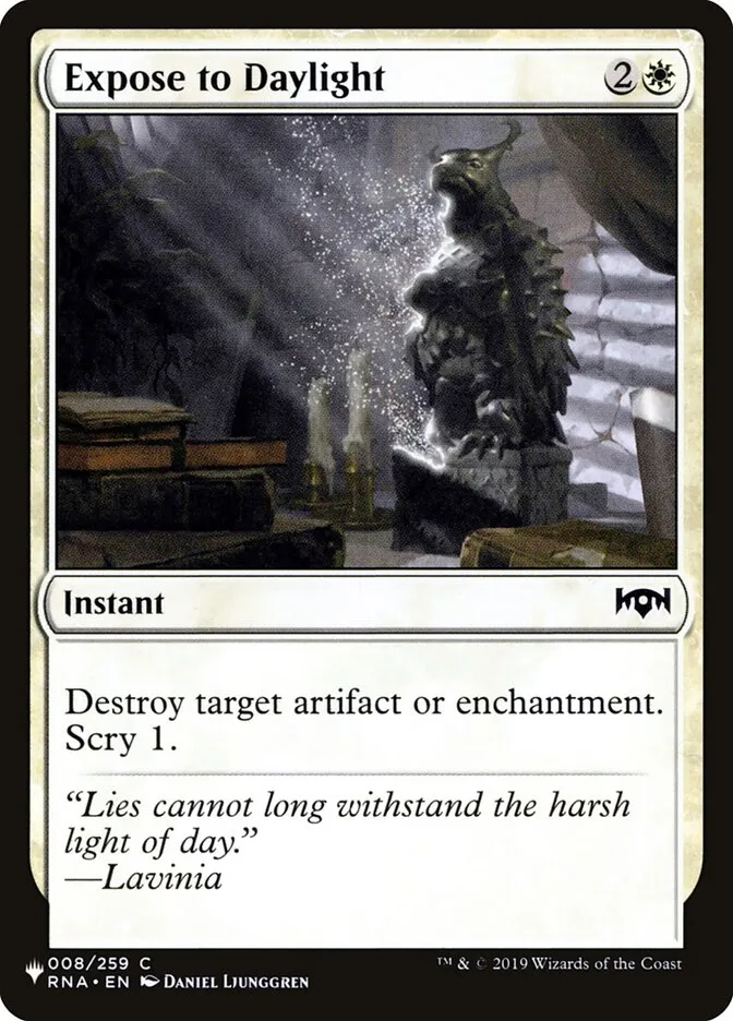 Expose to Daylight Front Face