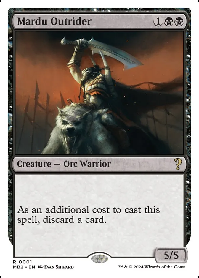 Mardu Outrider Front Face