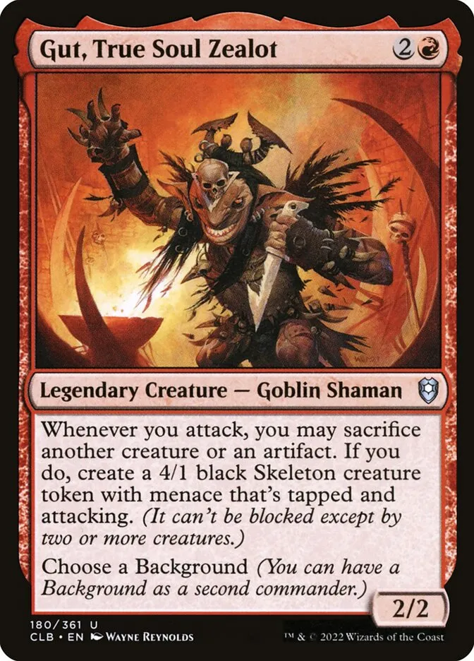 Gut, True Soul Zealot Front Face