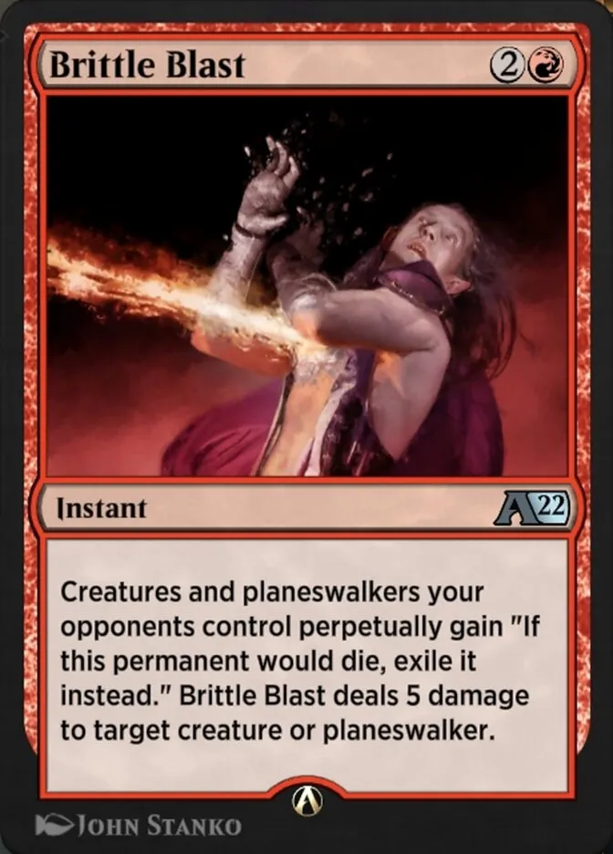 Brittle Blast Front Face