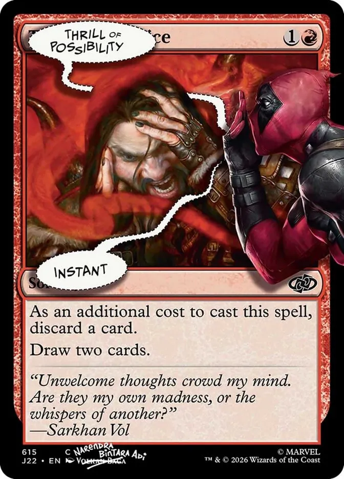 Thrill of Possibility Front Face