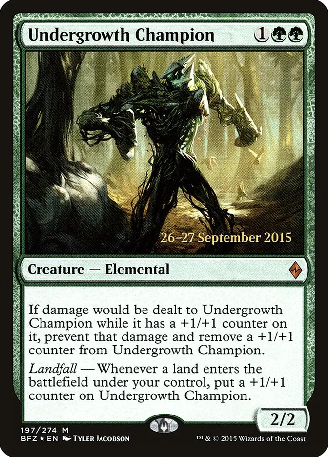 Undergrowth Champion Front Face