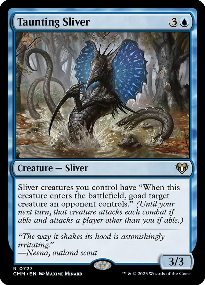 Taunting Sliver Front Face