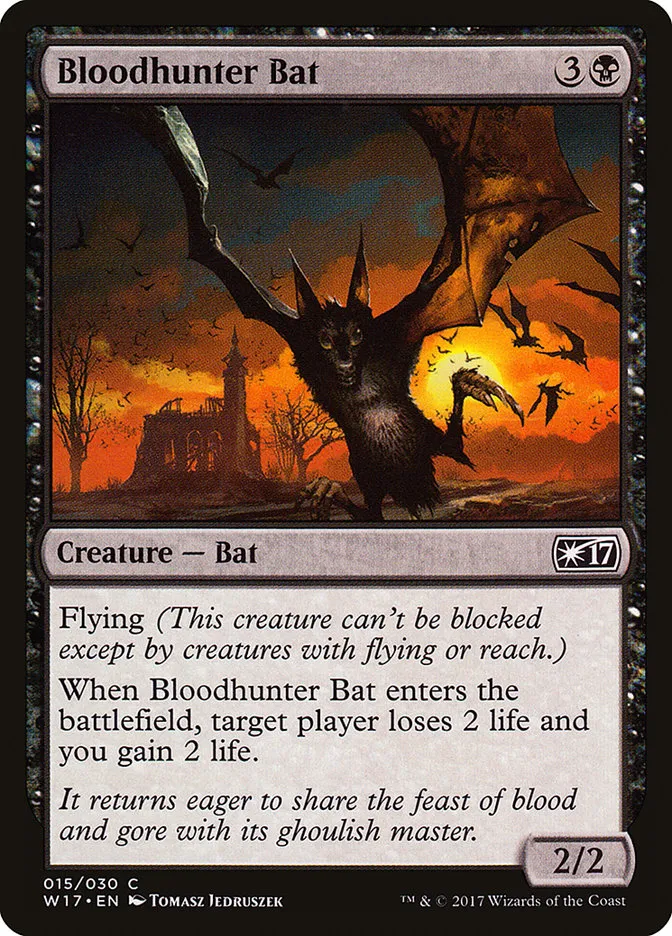 Bloodhunter Bat Front Face