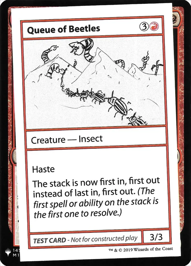 Queue of Beetles Front Face