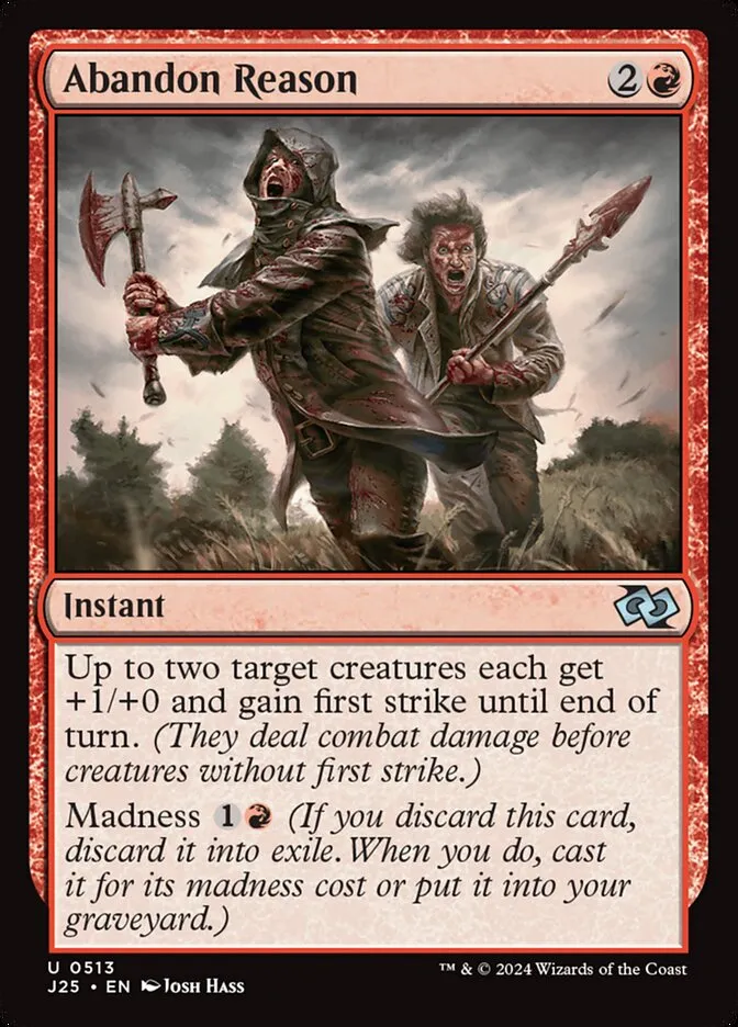 Abandon Reason Front Face