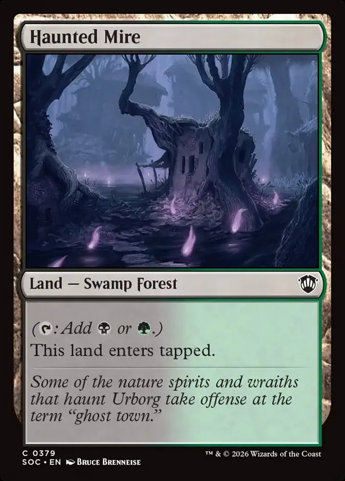Haunted Mire Front Face