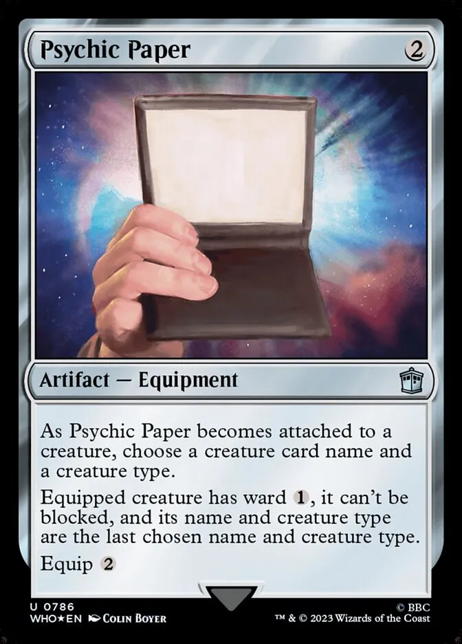 Psychic Paper Front Face