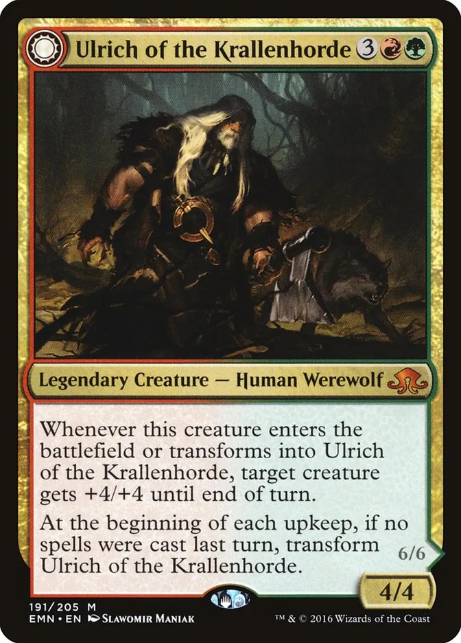 Ulrich of the Krallenhorde // Ulrich, Uncontested Alpha Front Face