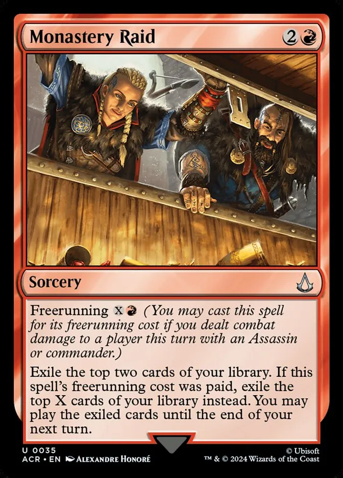Monastery Raid Front Face