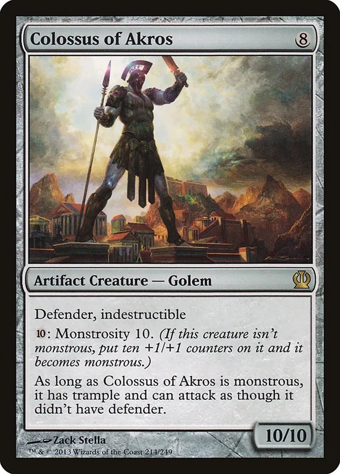 Colossus of Akros Front Face
