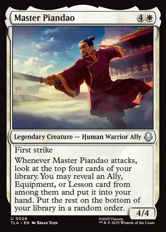 Master Piandao Front Face