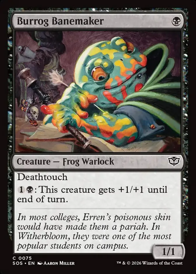 Burrog Banemaker Front Face