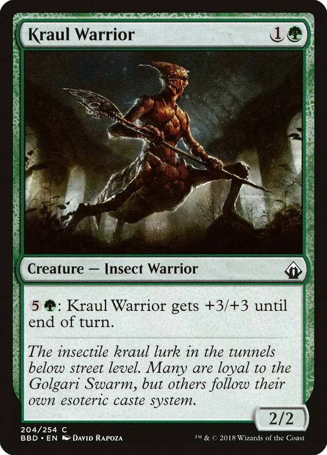 Kraul Warrior Front Face