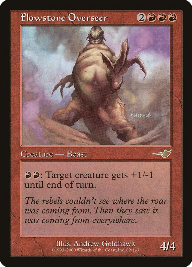 Flowstone Overseer Front Face