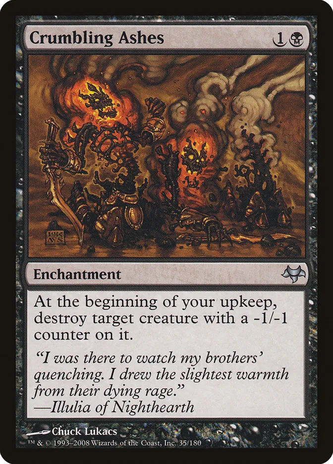 Crumbling Ashes Front Face
