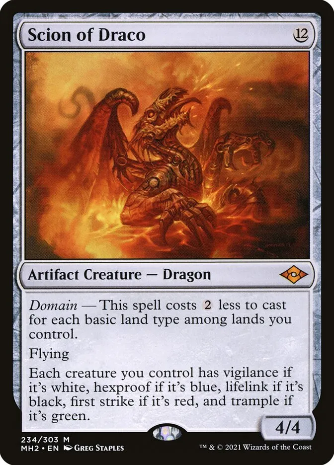 Scion of Draco Front Face