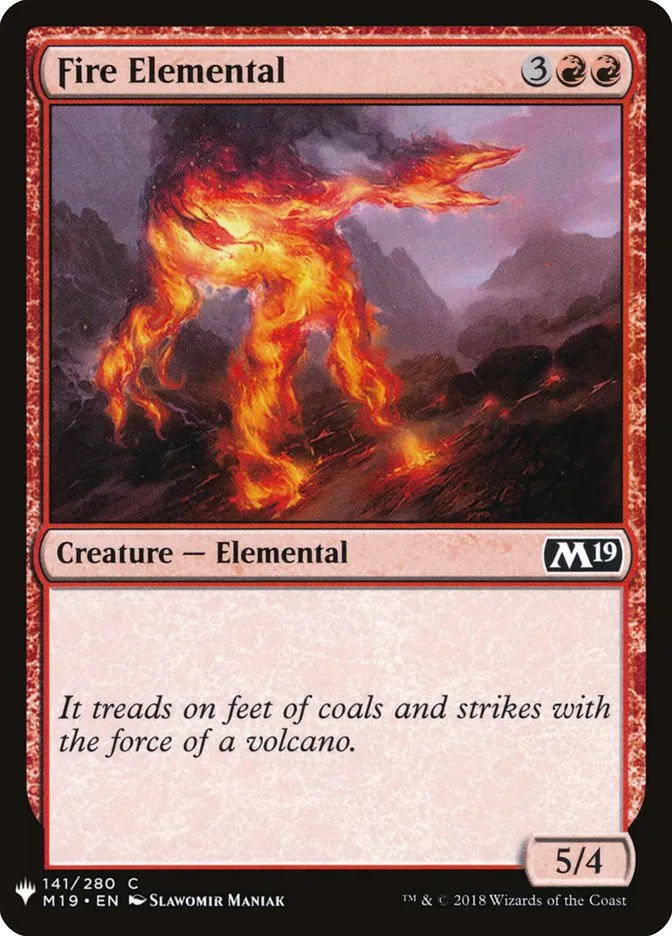 Fire Elemental Front Face