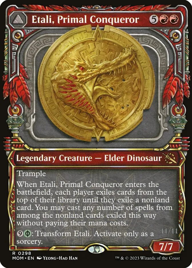 Etali, Primal Conqueror // Etali, Primal Sickness Front Face