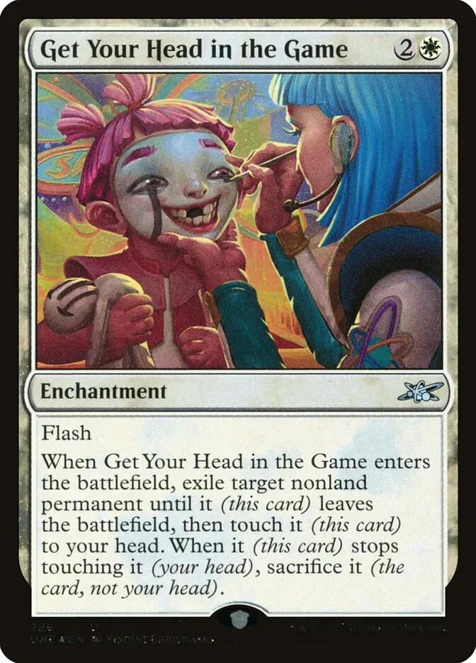 Get Your Head in the Game Front Face