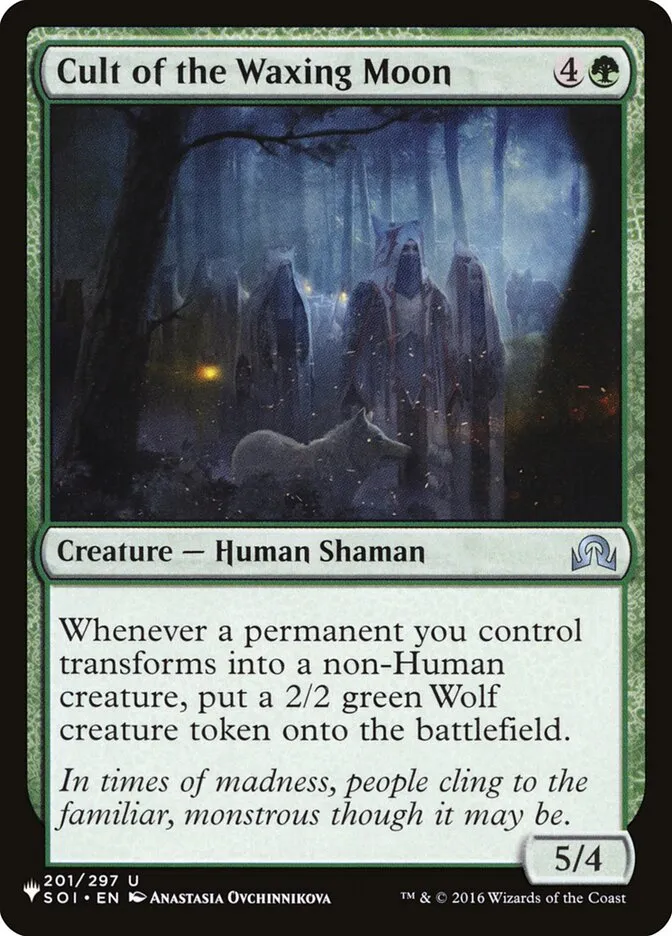 Cult of the Waxing Moon Front Face