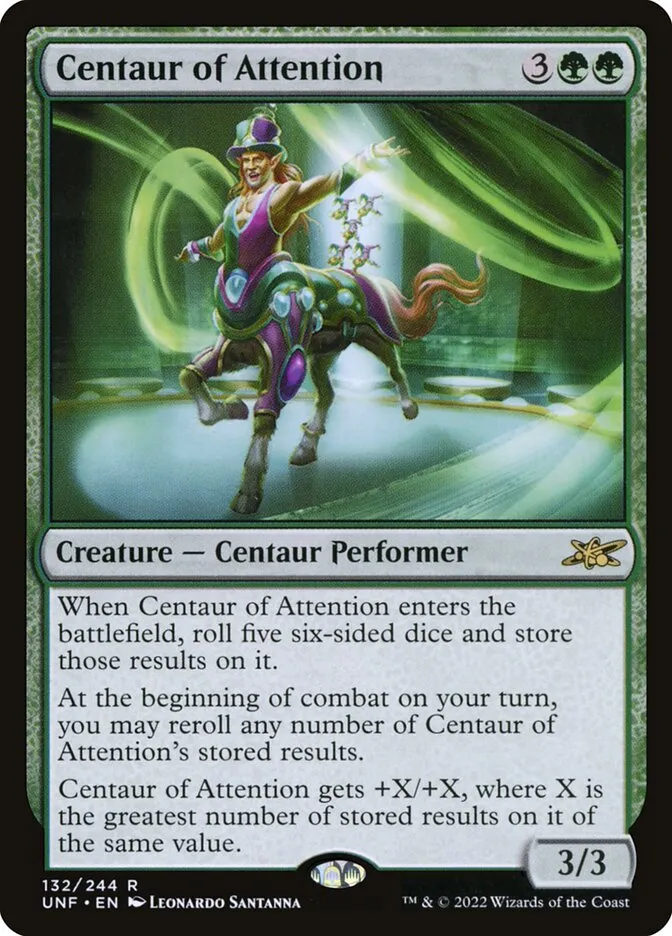 Centaur of Attention Front Face