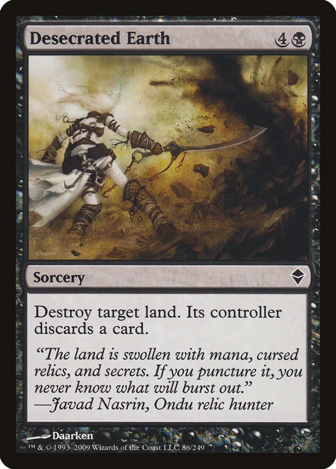 Desecrated Earth Front Face