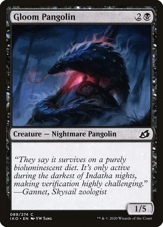 Gloom Pangolin Front Face