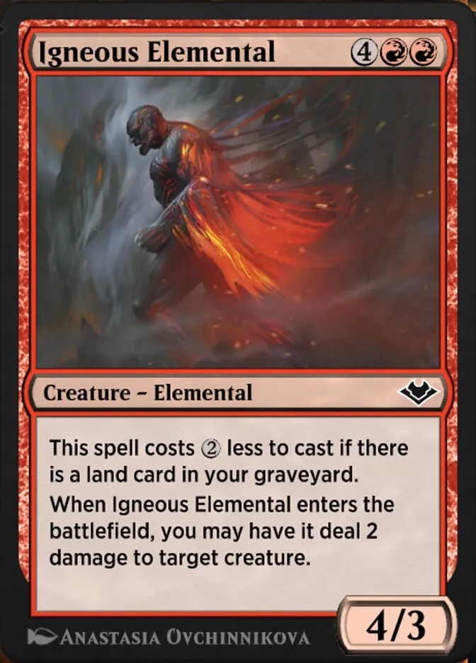 Igneous Elemental Front Face