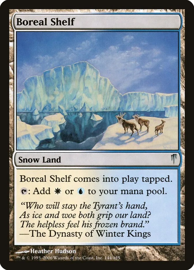 Boreal Shelf Front Face