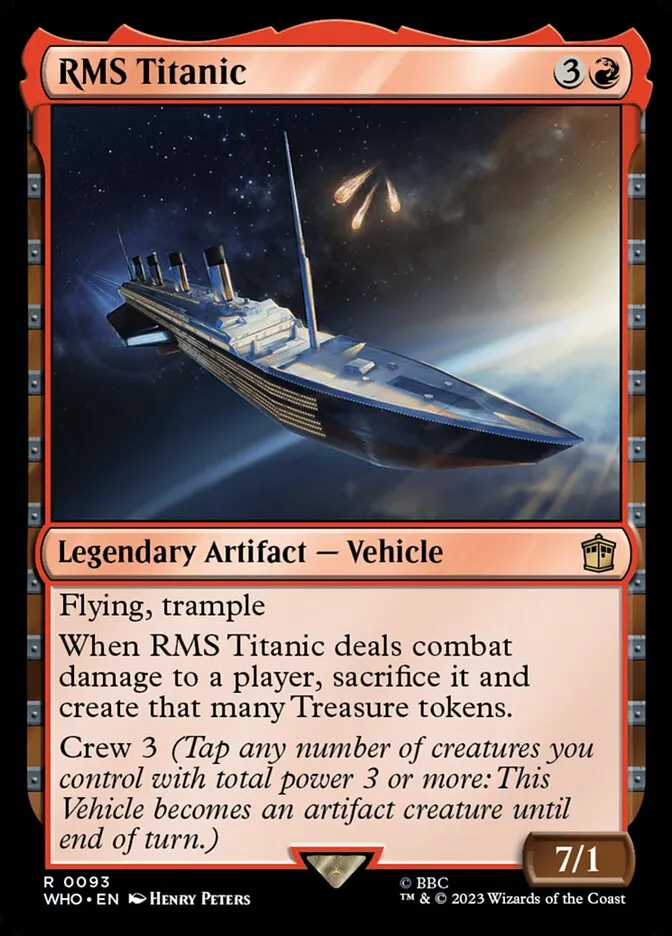 RMS Titanic Front Face
