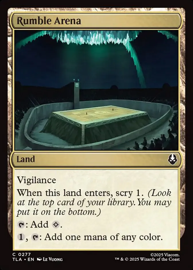 Rumble Arena Front Face