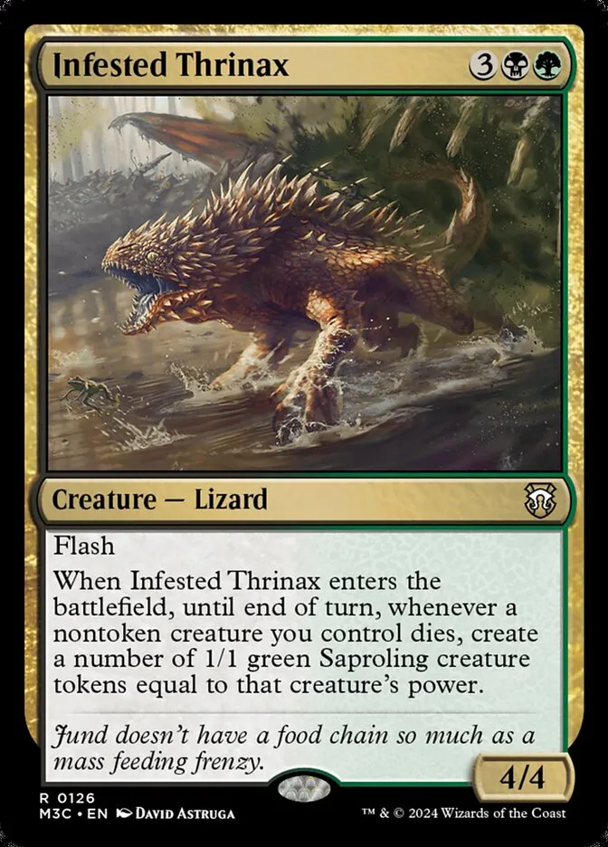 Infested Thrinax Front Face