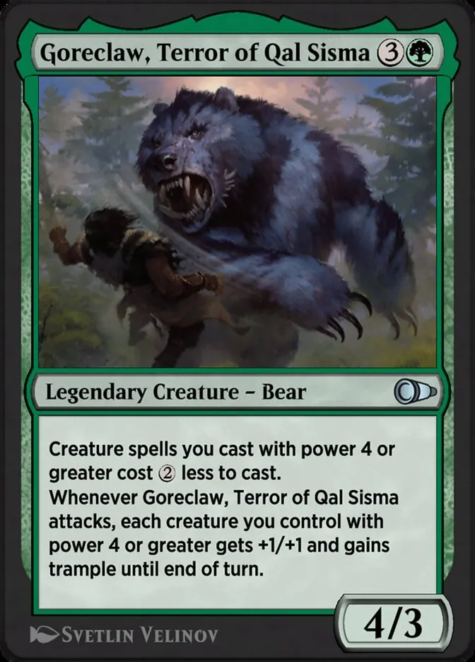 Goreclaw, Terror of Qal Sisma Front Face