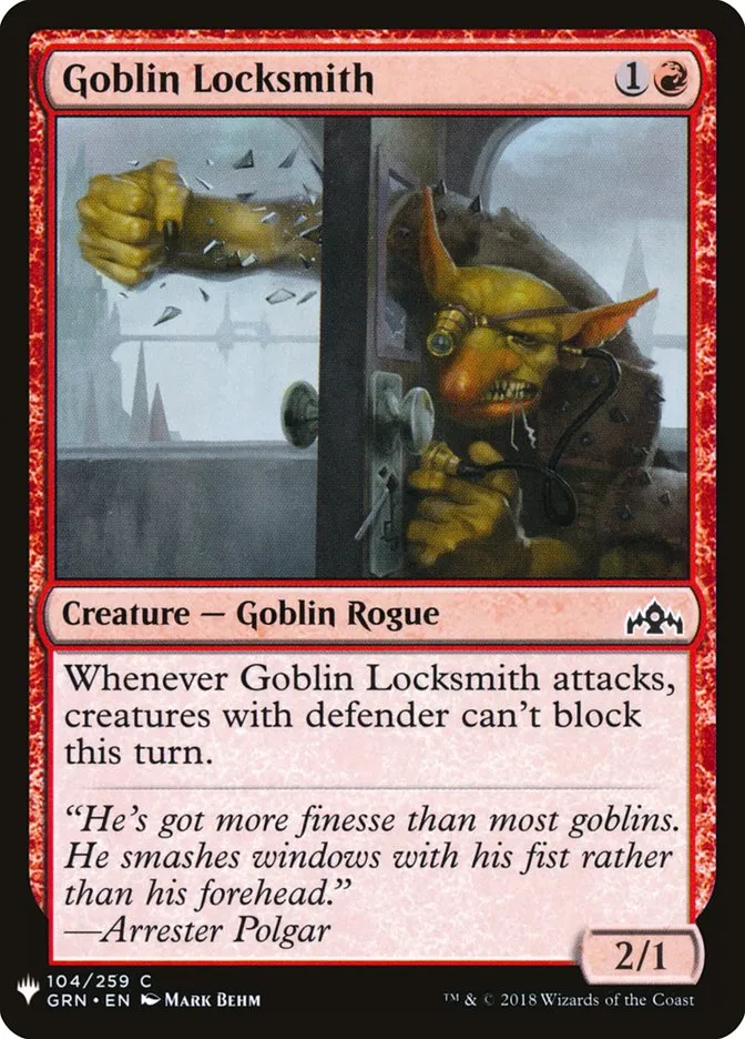 Goblin Locksmith Front Face