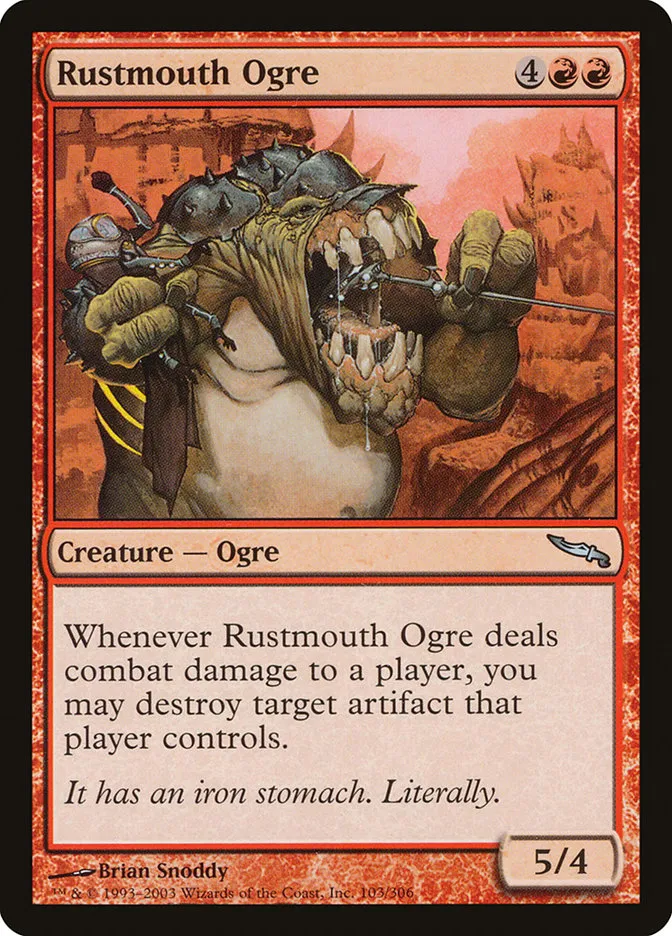 Rustmouth Ogre Front Face