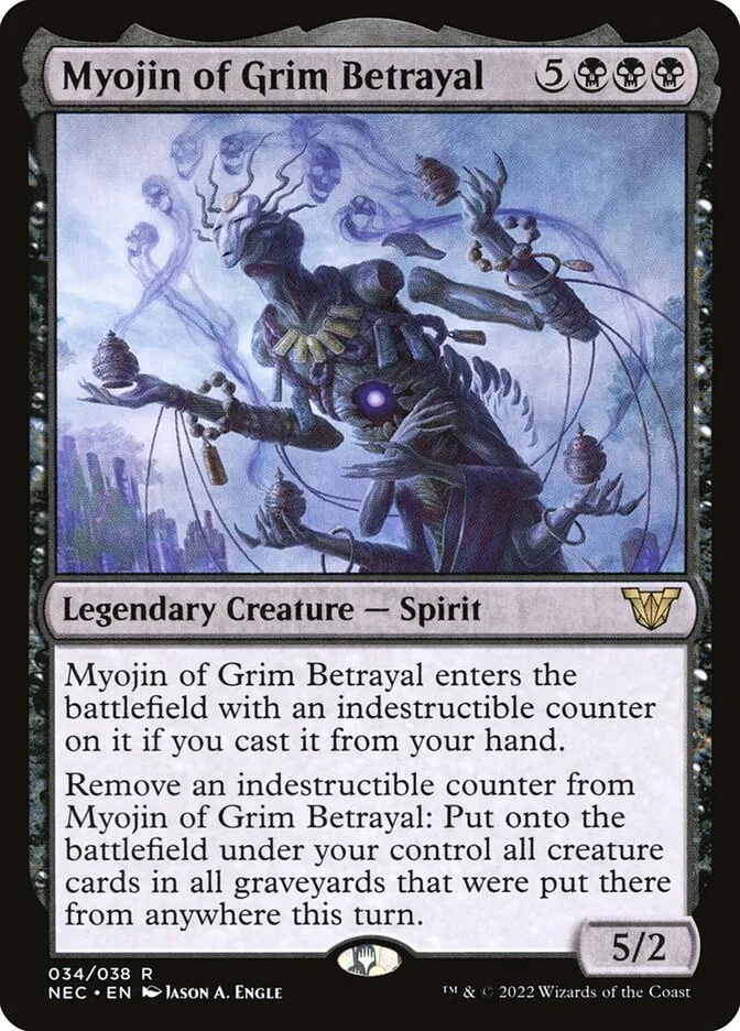 Myojin of Grim Betrayal Front Face