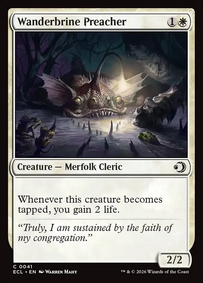 Wanderbrine Preacher Front Face