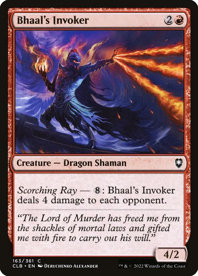 Bhaal's Invoker Front Face