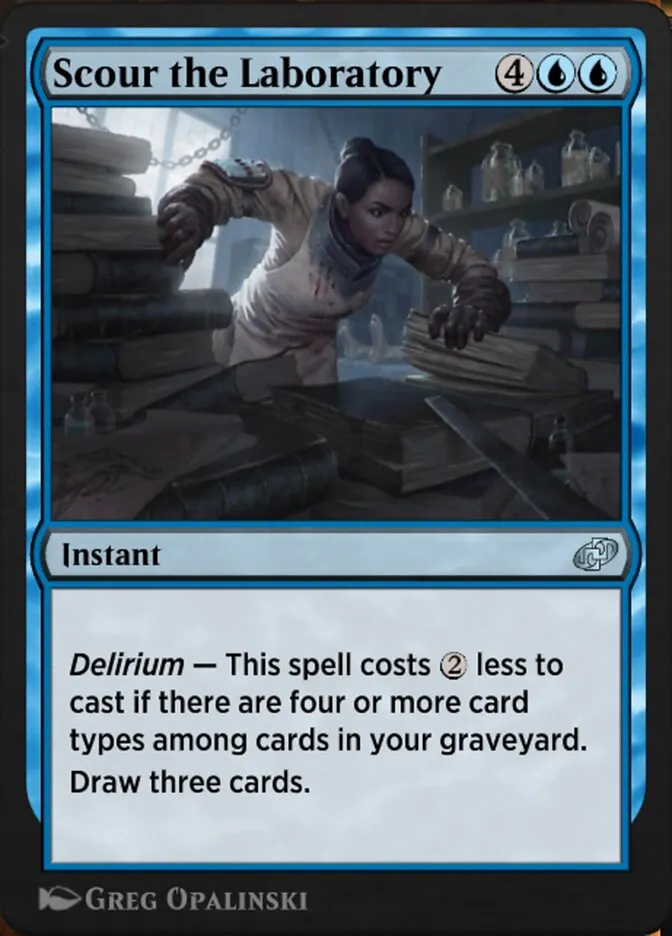 Scour the Laboratory Front Face