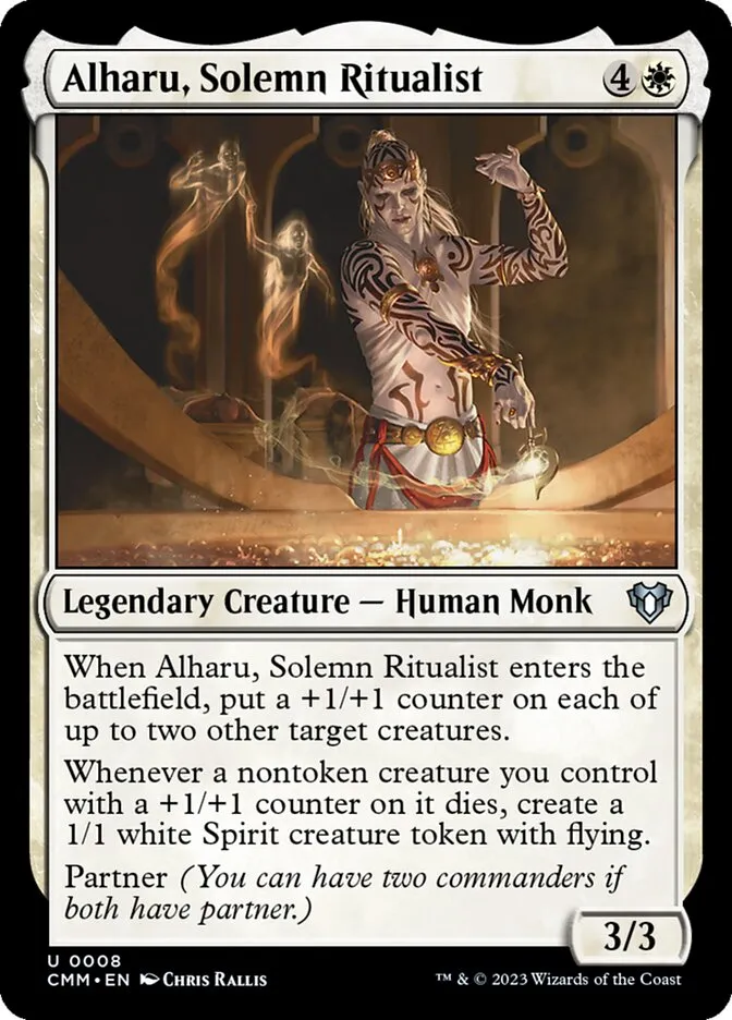 Alharu, Solemn Ritualist Front Face
